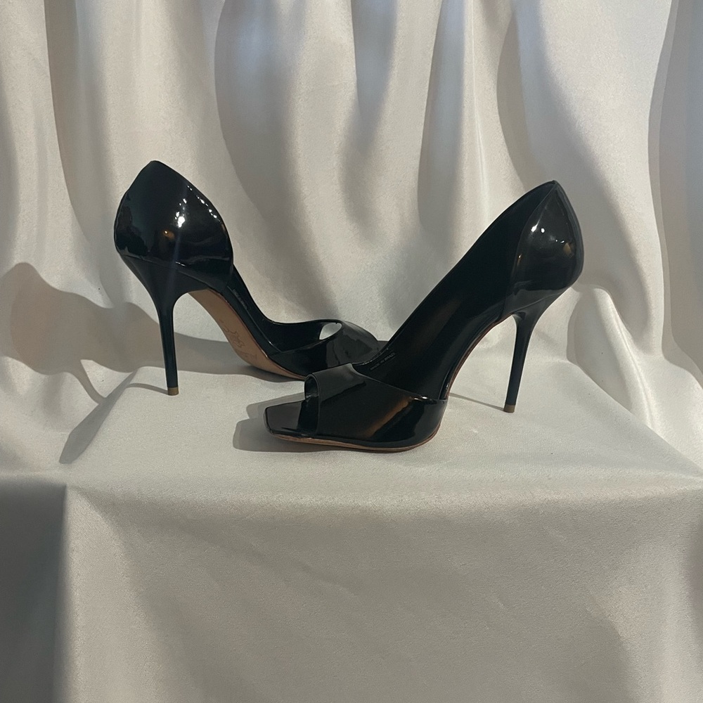 Black Patent leather Aldo Flokris Heel